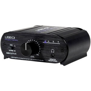 ART USBDI USB Digital to Analog Convertor with Stereo XLR Outputs and Headphone Monitoring
